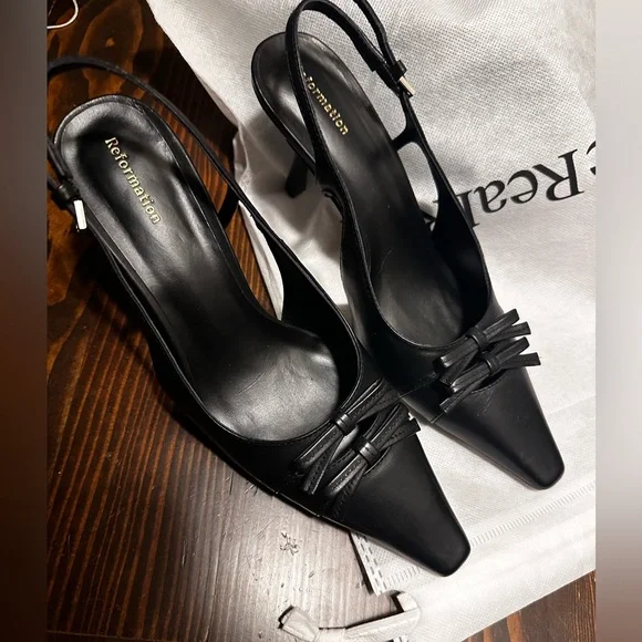 Reformation Noreen sling back pumps - Picture 5 of 6